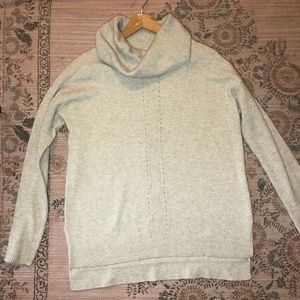 Banana Republic Cowl Neck Cream Sweater